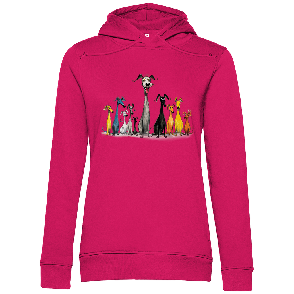 Damen Premium Bio Hoodie Hunderudel