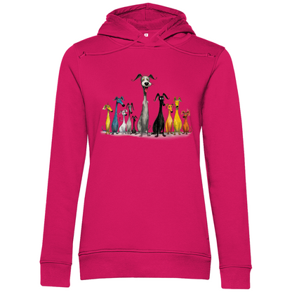 Damen Premium Bio Hoodie Hunderudel