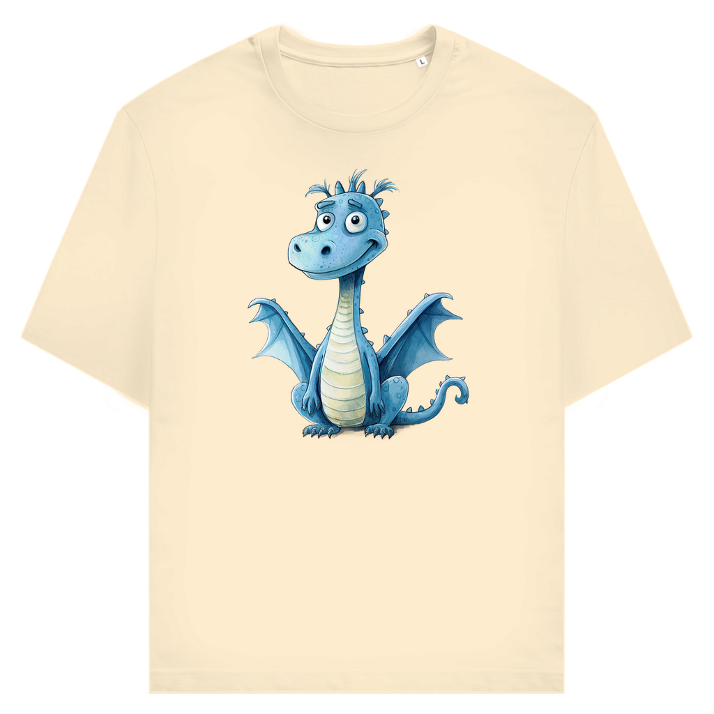 Unisex T-Shirt - Lustiger Cartoon Drache Krümel – CrazyToon Prints