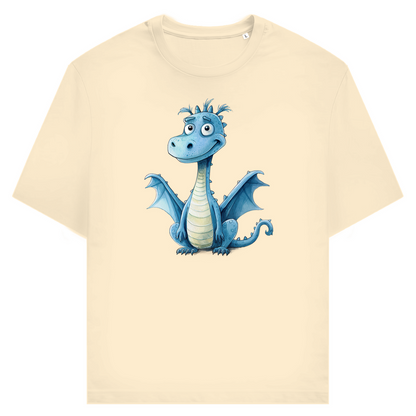 Unisex T-Shirt - Lustiger Cartoon Drache Krümel – CrazyToon Prints