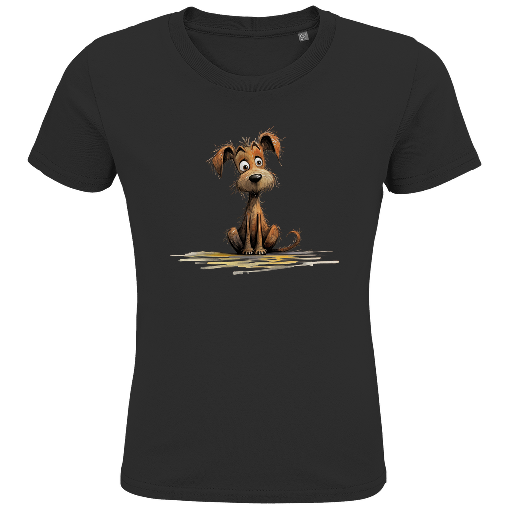Kinder T-Shirt - Lustiger Cartoon Hund Puppy – CrazyToon Prints