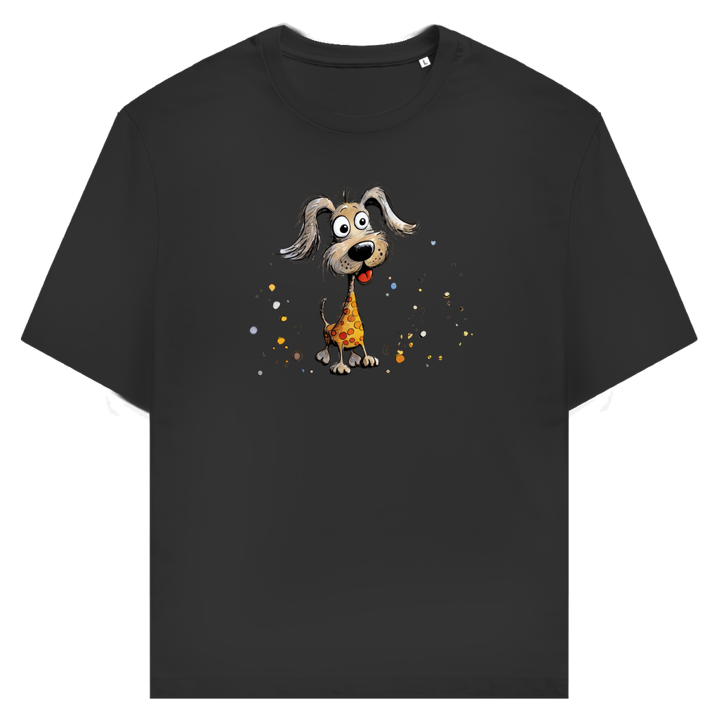 Unisex T-Shirt - Lustiger Cartoon Hund Bella – CrazyToon Prints