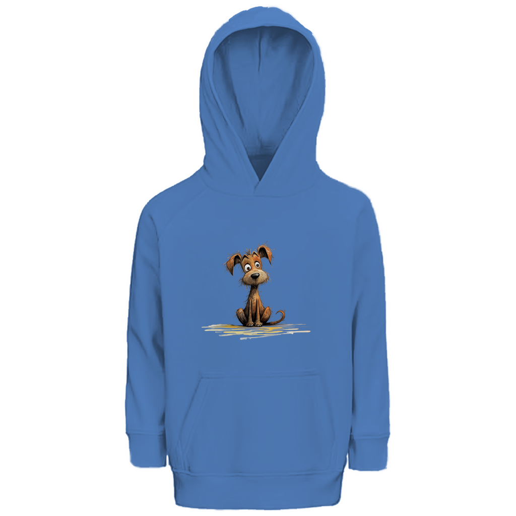 Kinder Hoodie - Lustiger Cartoon Hund Puppy – CrazyToon Prints