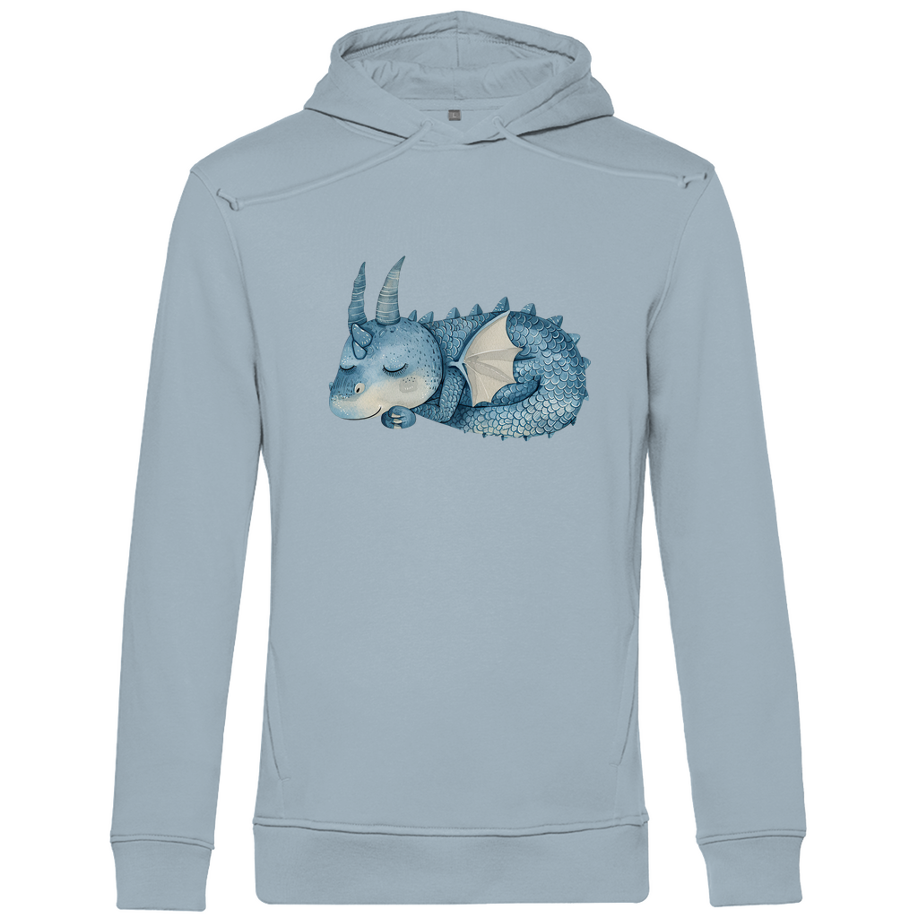 Herren Premium Bio Hoodie Drache Sleepy Joe