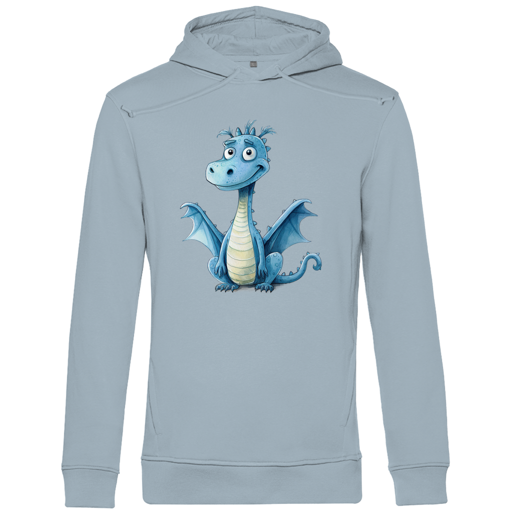 Herren Premium Bio Hoodie Drache Krümel