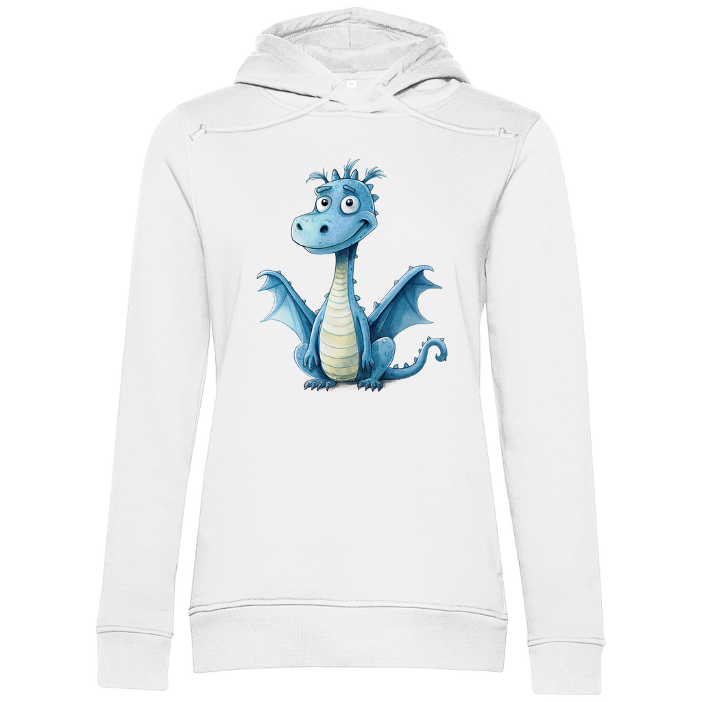 Damen Premium Bio Hoodie Drache Krümel