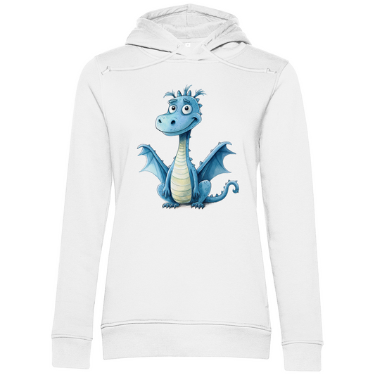 Damen Premium Bio Hoodie Drache Krümel