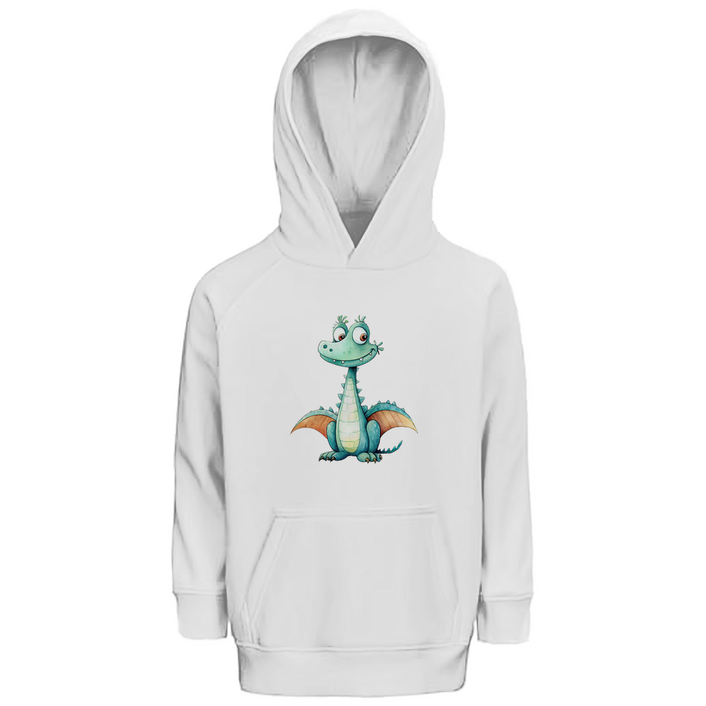 Kinder Premium Bio Hoodie Drache Zischi
