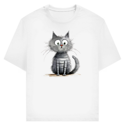 Unisex T-Shirt - Lustiger Cartoon Kater Don Flauschewitz – CrazyToon Prints