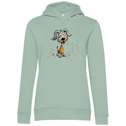 Damen Premium Bio Hoodie Hund Bella