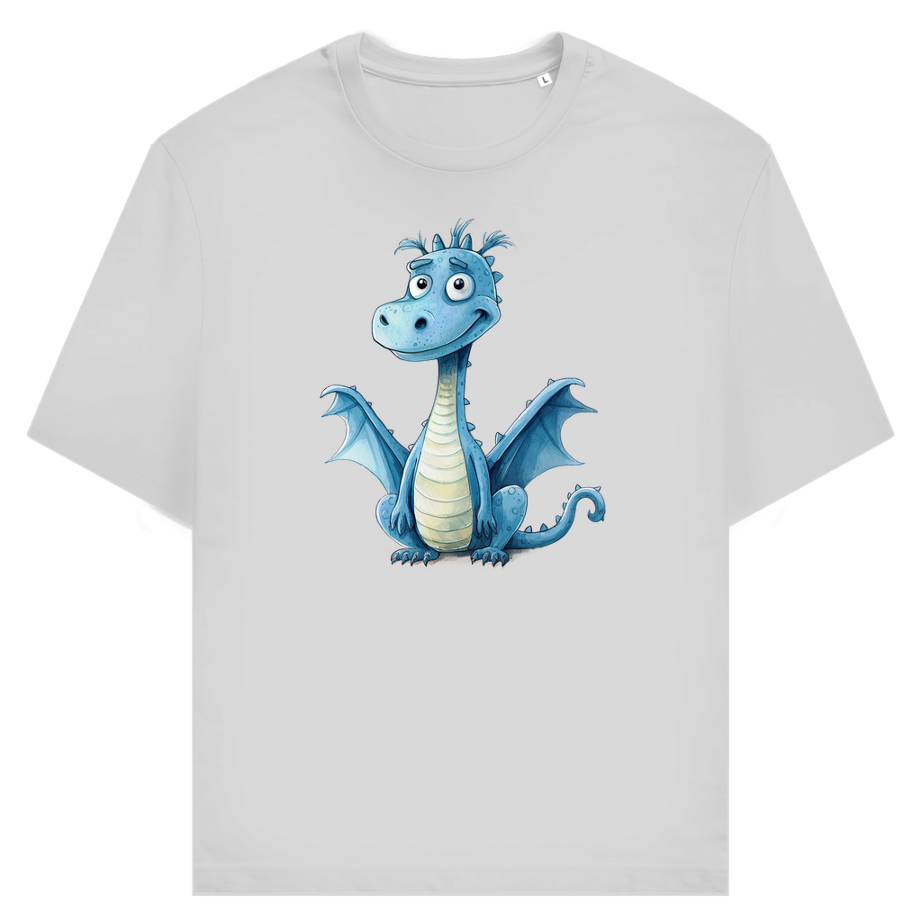 Unisex T-Shirt - Lustiger Cartoon Drache Krümel – CrazyToon Prints