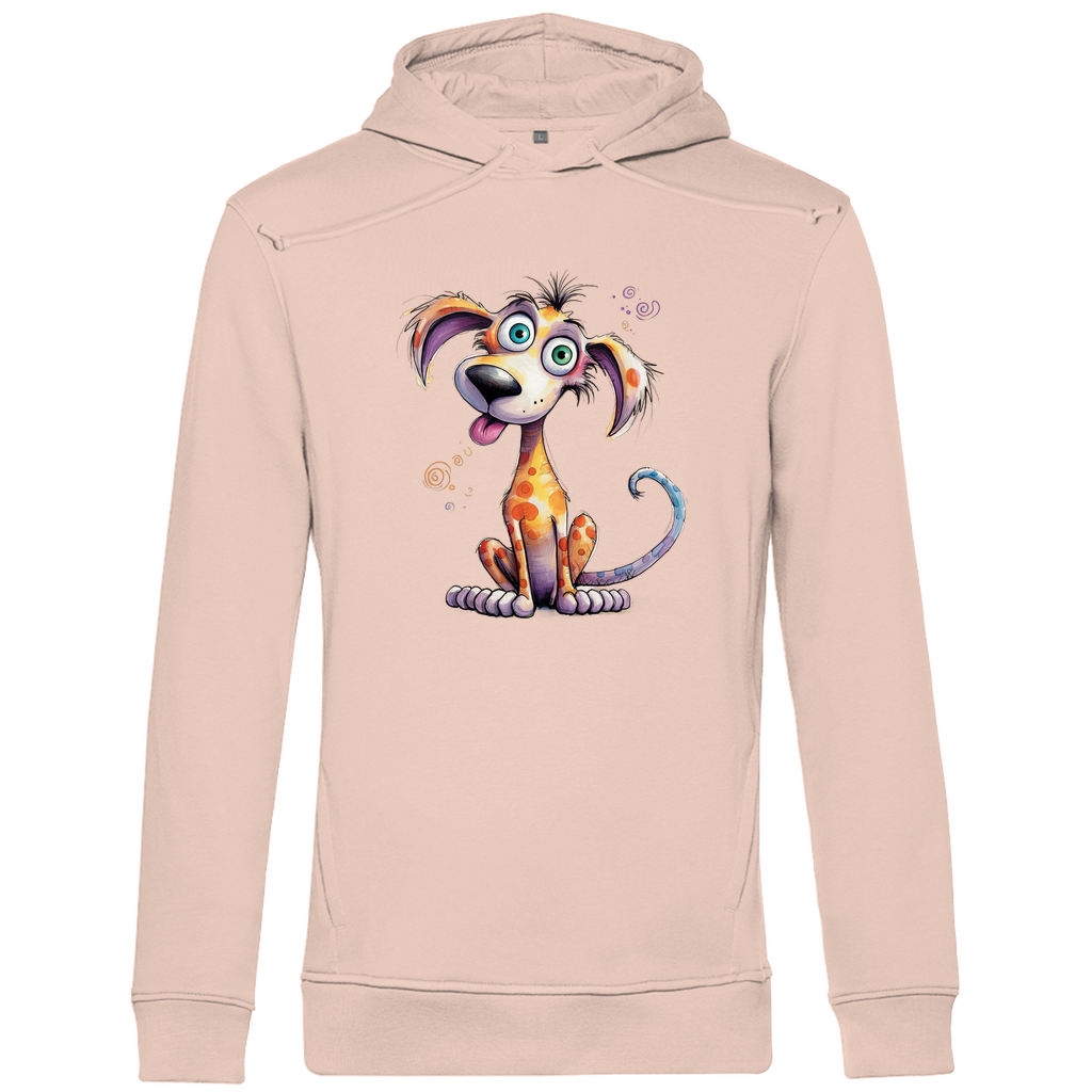 Herren Premium Bio Hoodie Hund Kunterbunt