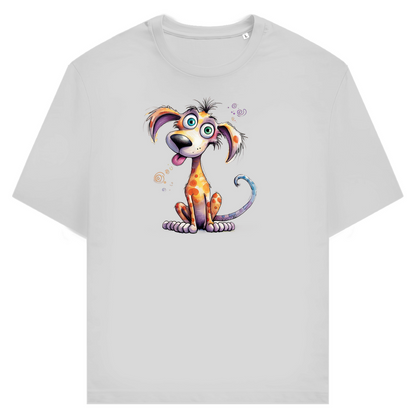 Unisex T-Shirt - Lustiger Cartoon Hund Kunterbunt – CrazyToon Prints