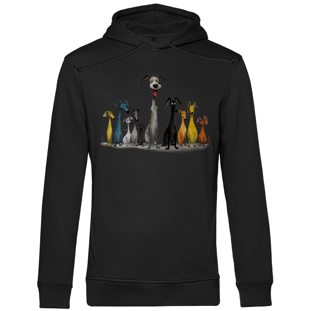 Herren Premium Bio Hoodie Hunderudel