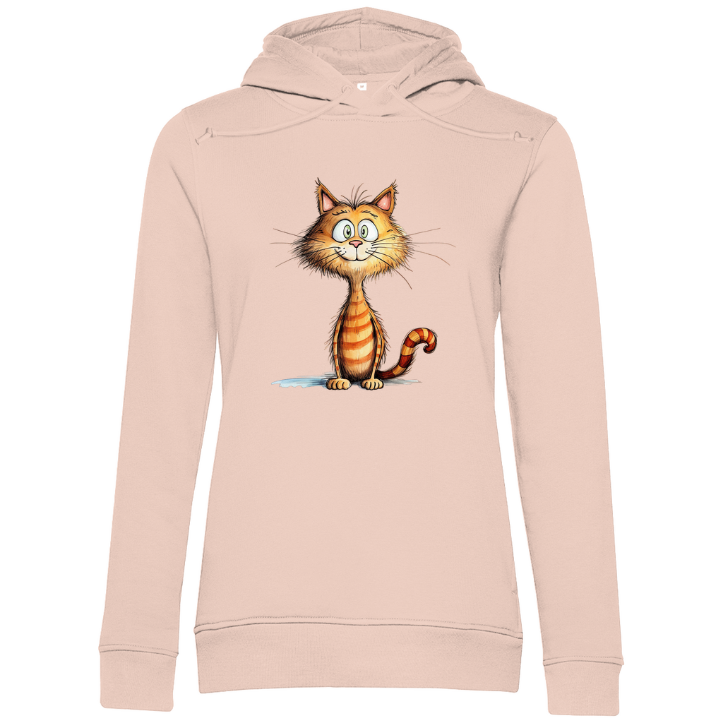 Damen Premium Bio Hoodie Kater Don Miauccio