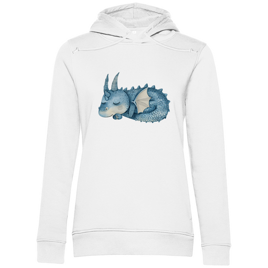 Damen Premium Bio Hoodie Drache Sleepy Joe