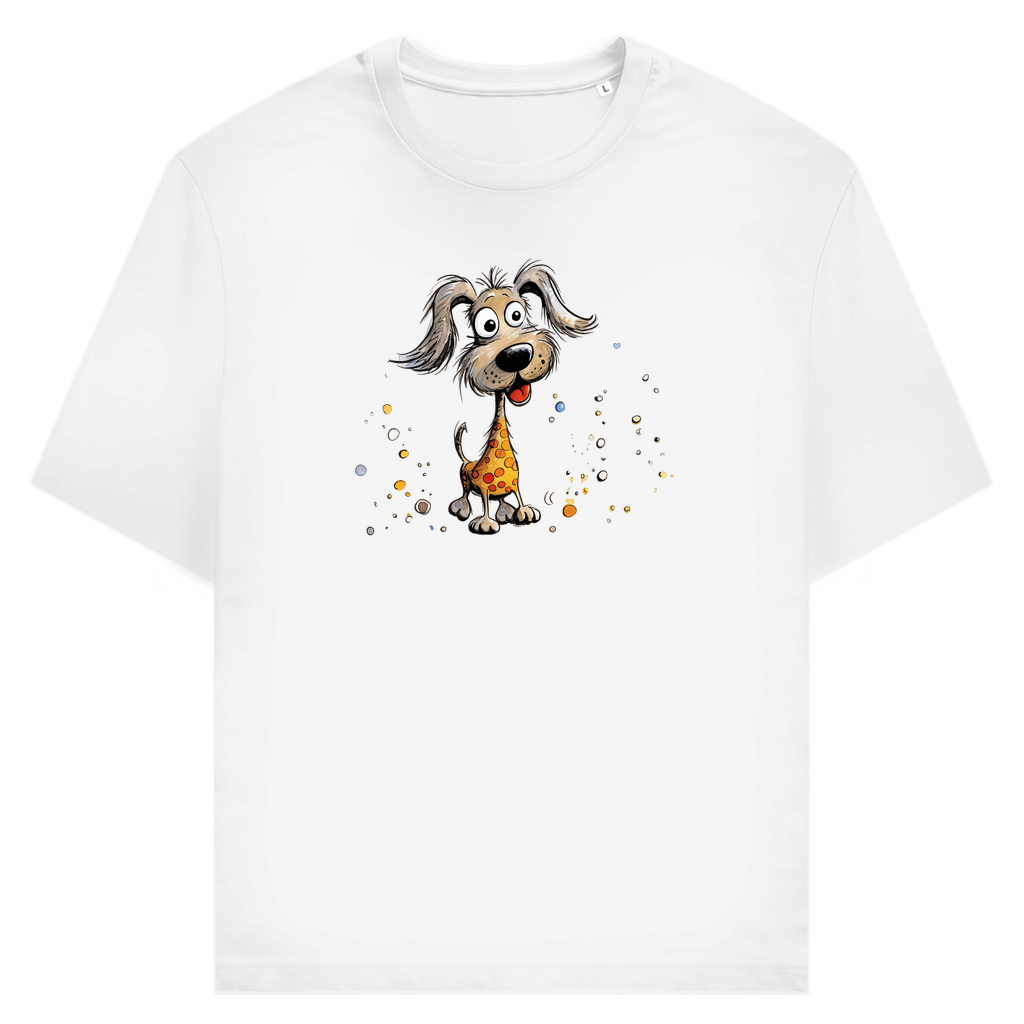 Unisex T-Shirt - Lustiger Cartoon Hund Bella – CrazyToon Prints