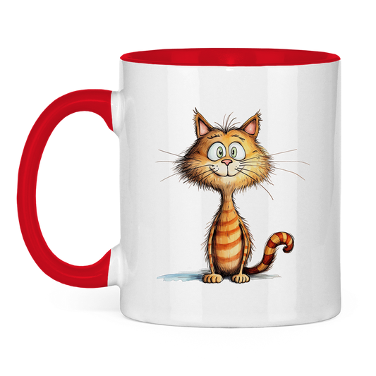 Tasse zweifarbig - Kater Don Miauccio
