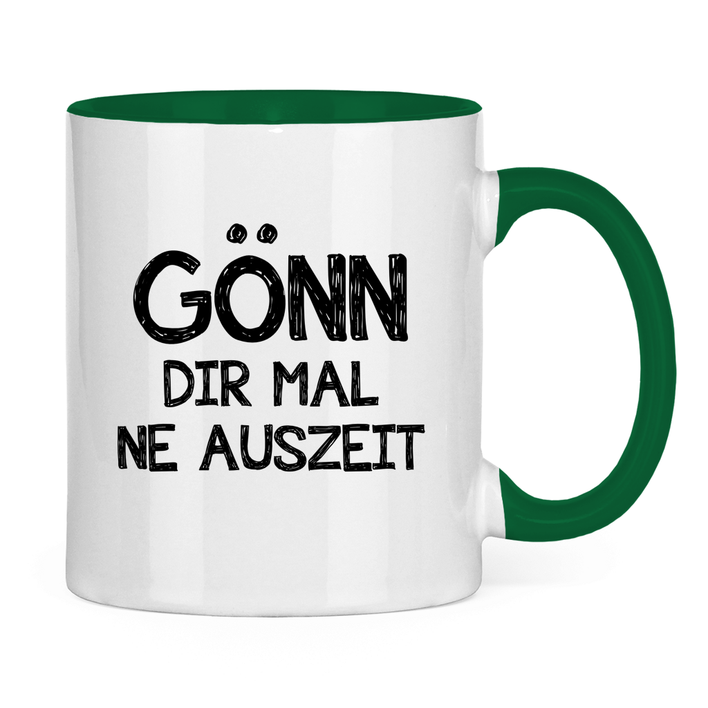 Tasse zweifarbig - Katze Lady Schnurri