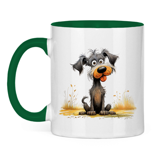 Tasse zweifarbig - Hund Fluse