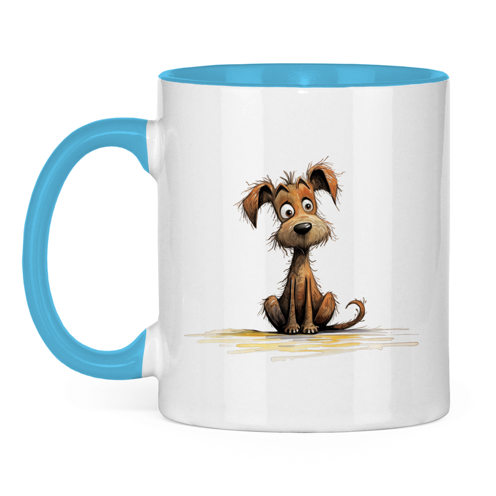 Tasse zweifarbig - Hund Puppy