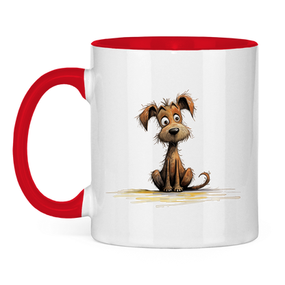 Tasse zweifarbig - Hund Puppy