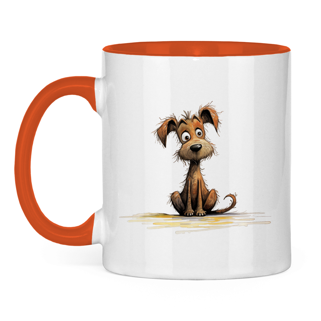 Tasse zweifarbig - Hund Puppy