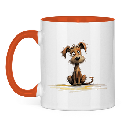 Tasse zweifarbig - Hund Puppy