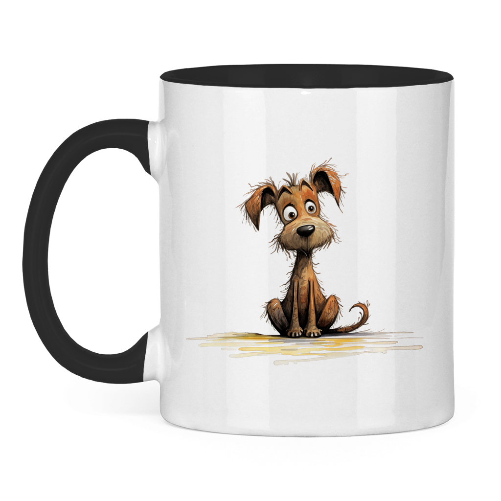 Tasse zweifarbig - Hund Puppy