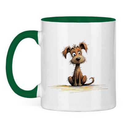 Tasse zweifarbig - Hund Puppy