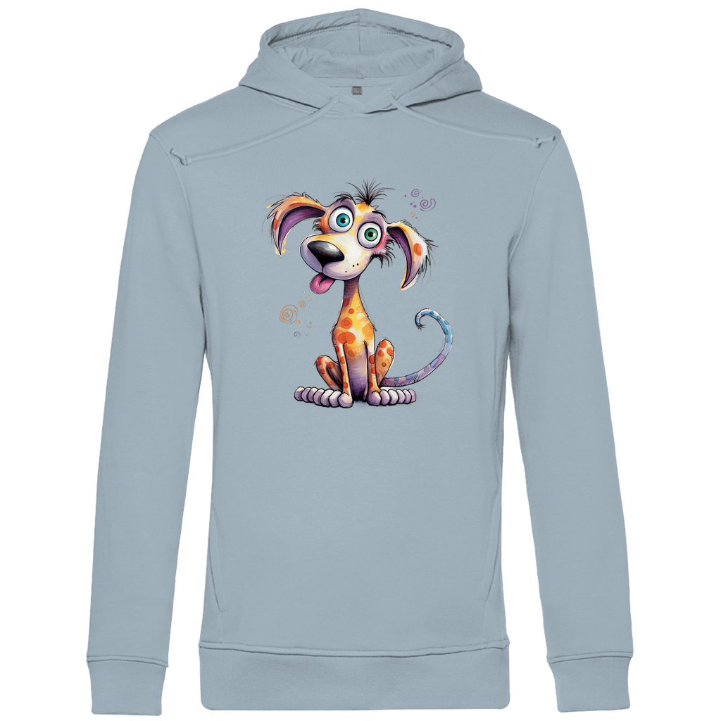 Herren Premium Bio Hoodie Hund Kunterbunt