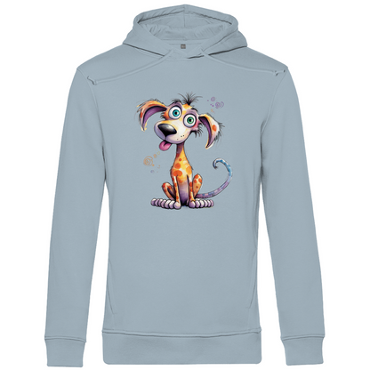 Herren Premium Bio Hoodie Hund Kunterbunt
