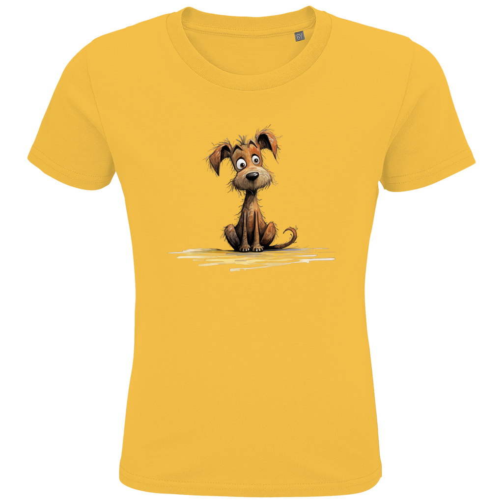 Kinder T-Shirt - Lustiger Cartoon Hund Puppy – CrazyToon Prints