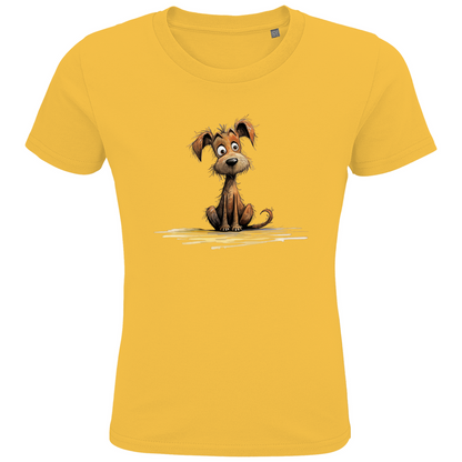 Kinder T-Shirt - Lustiger Cartoon Hund Puppy – CrazyToon Prints