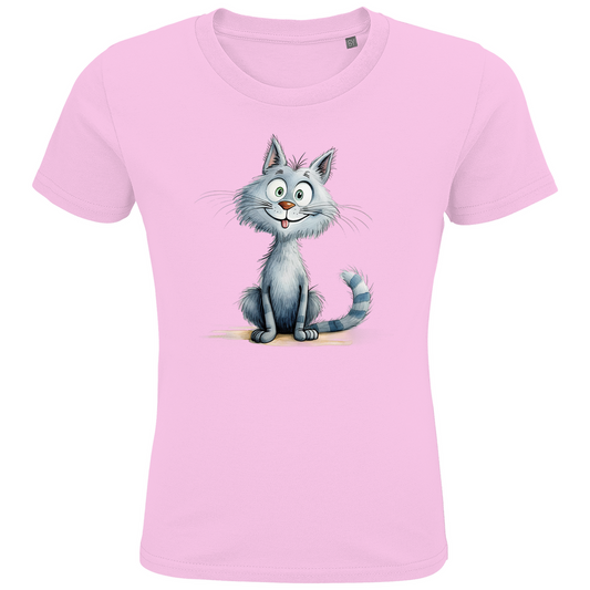 Kids Premium Bio T-Shirt Katze Lady Miau