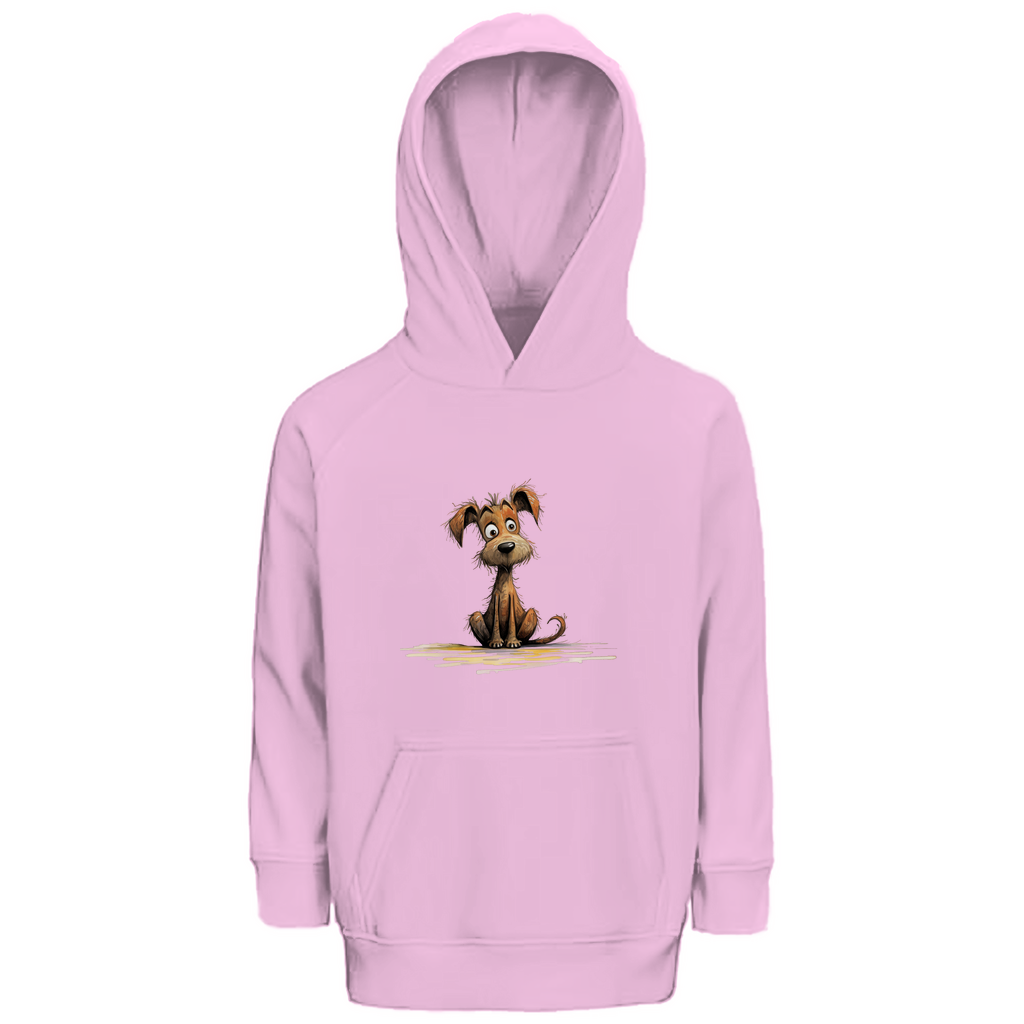 Kinder Hoodie - Lustiger Cartoon Hund Puppy – CrazyToon Prints
