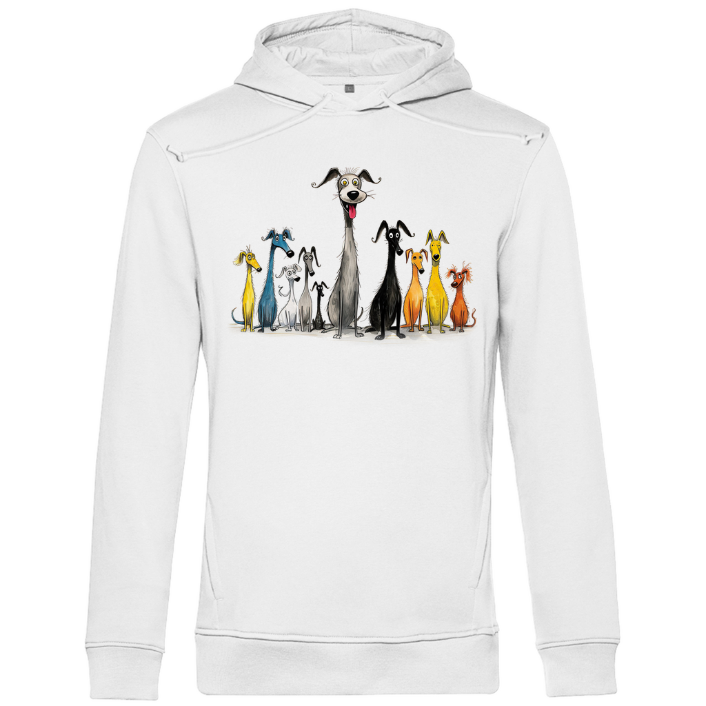Herren Premium Bio Hoodie Hunderudel