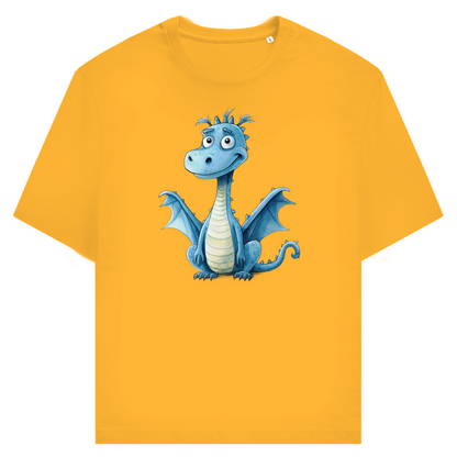 Unisex T-Shirt - Lustiger Cartoon Drache Krümel – CrazyToon Prints