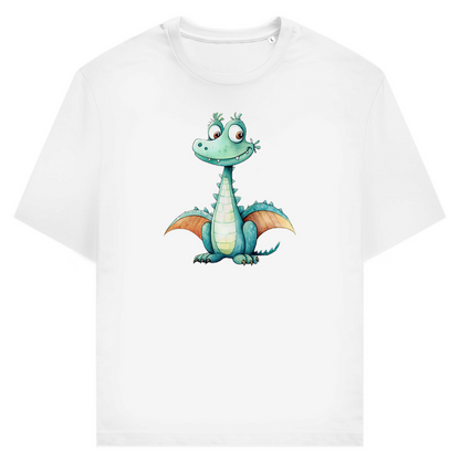 Unisex T-Shirt - Lustiger Cartoon Drache Zischi – CrazyToon Prints