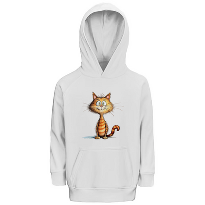 Kinder Hoodie - Lustiger Cartoon Kater Don Miauccio – CrazyToon Prints