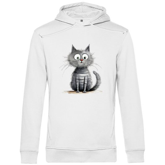 Herren Premium Bio Hoodie Kater Don Flauschewitz
