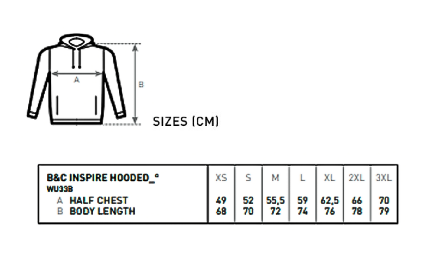 Herren Premium Bio Hoodie Drache Flammi