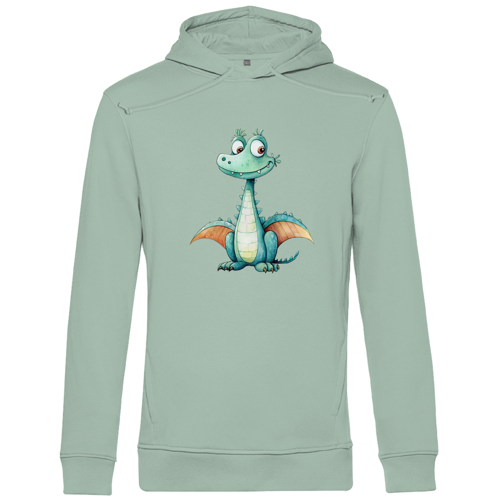 Herren Premium Bio Hoodie Drache Zischi