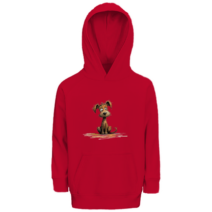Kinder Hoodie - Lustiger Cartoon Hund Puppy – CrazyToon Prints