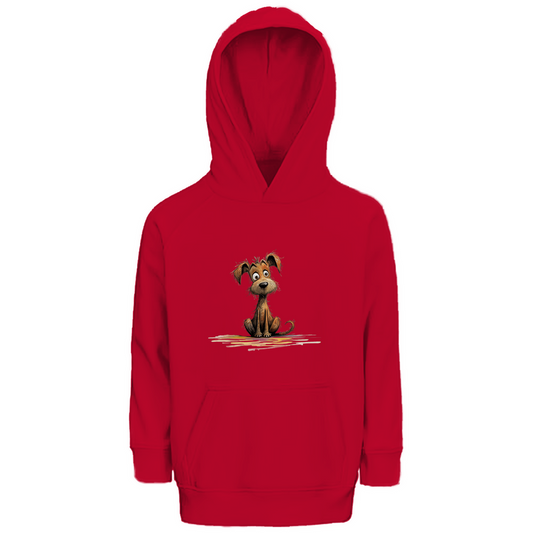 Kinder Hoodie - Lustiger Cartoon Hund Puppy – CrazyToon Prints