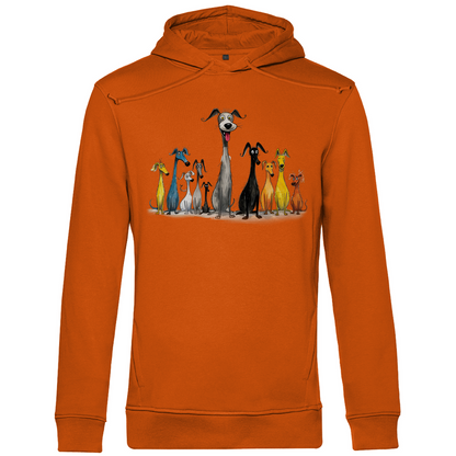 Herren Premium Bio Hoodie Hunderudel