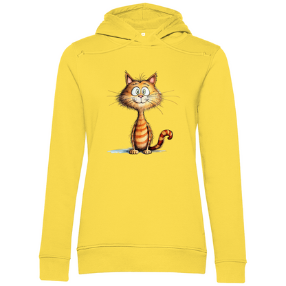 Damen Premium Bio Hoodie Kater Don Miauccio