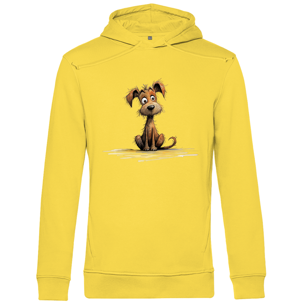 Herren Premium Bio Hoodie Hund Puppy