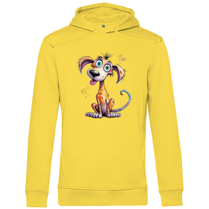 Herren Premium Bio Hoodie Hund Kunterbunt
