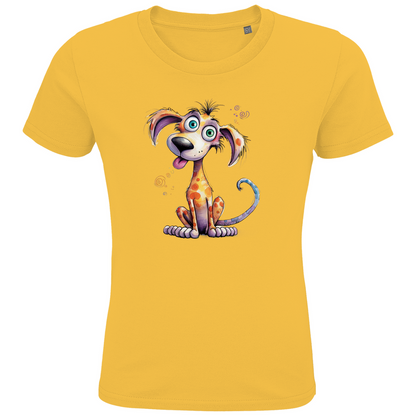 Kids Premium Bio T-Shirt Hund Kunterbunt
